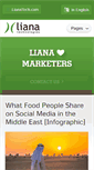Mobile Screenshot of lianatech.com