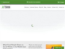 Tablet Screenshot of lianatech.com